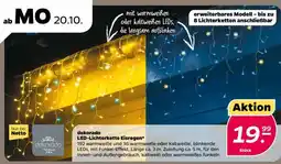 NETTO dekorado LED-Lichterkette Eisregen Angebot