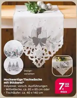 NETTO Hochwertige Tischwäsche mit Stickerei Angebot