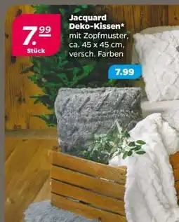 NETTO Jacquard Deko-Kissen Angebot