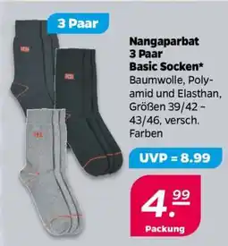 NETTO Nangaparbat 3 Paar Basic Socken Angebot