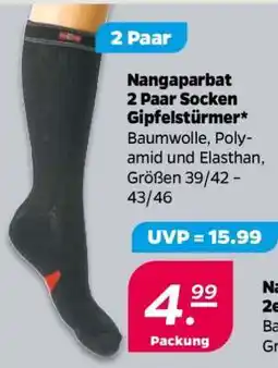NETTO Nangaparbat 2 Paar Socken Gipfelstürmer Angebot