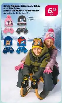 NETTO Kinder-Set Mütze + Handschuhe Angebot