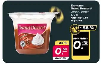 NETTO Ehrmann Grand Dessert Angebot