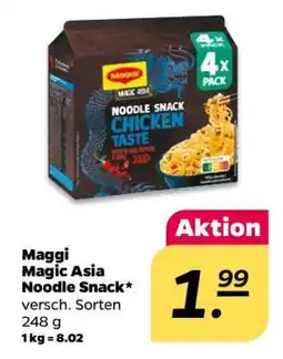 NETTO Maggi Magic Asia Noodle Snack Angebot