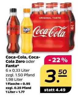 NETTO Coca-Cola, Coca-Cola Zero oder Fanta Angebot