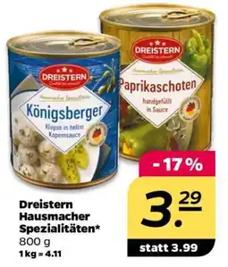 NETTO Dreistern Hausmacher Spezialitäten Angebot