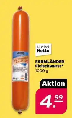 NETTO FARMLÄNDER Fleischwurst Angebot