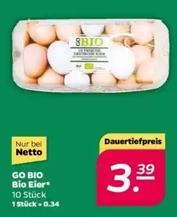 NETTO GO BIO Bio Eier Angebot