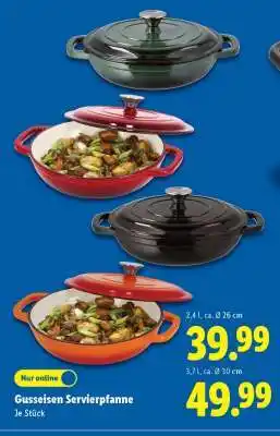 Lidl Gusseisen Servierpfanne Angebot