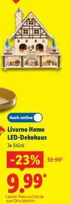 Lidl Livarno Home LED-Dekohaus Angebot