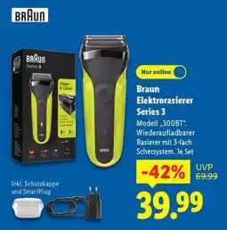 Lidl Braun Elektrorasierer Series 3 Angebot