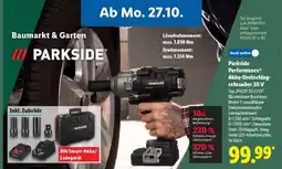 Lidl PARKSIDE PERFORMANCE Akku-Drehschlagschrauber 20 V Angebot
