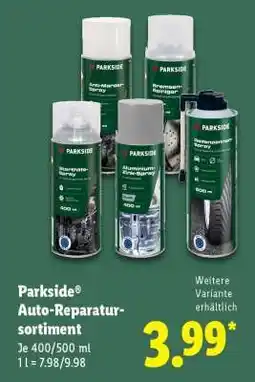 Lidl PARKSIDE Auto-Reparatur-sortiment Angebot
