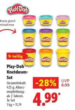 Lidl Play-Doh Knetdosen-Set Angebot