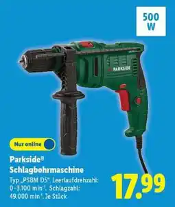 Lidl PARKSIDE Schlagbohrmaschine Angebot