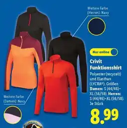 Lidl CRIVIT Funktionsshirt Angebot