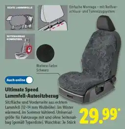 Lidl Ultimate Speed Lammfell-Autositzbezug Angebot