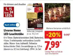 Lidl LIVARNO home LED-Leuchtstäbe Angebot