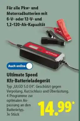 Lidl Ultimate Speed Kfz-Batterieladegerät Angebot