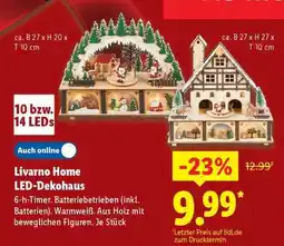 Lidl Livarno Home LED-Dekohaus Angebot