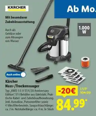 Lidl Kärcher Nass-/Trockensauger Angebot