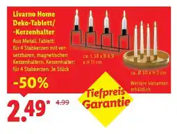 Lidl Livarno Home Deko-Tablett/-Kerzenhalter Angebot