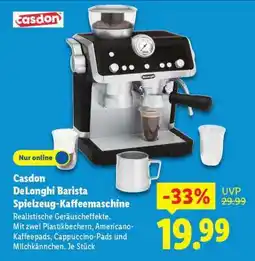 Lidl Casdon DeLonghi Barista Spielzeug-Kaffeemaschine Angebot