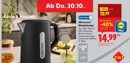 Lidl SILVERCREST Wasserkocher Angebot