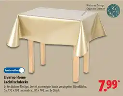 Lidl LIVARNO home Lacktischdecke Angebot