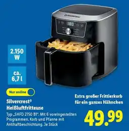 Lidl Silvercrest Heißluftfritteuse Angebot