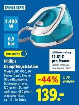 Lidl Philips Dampfbügelstation Angebot