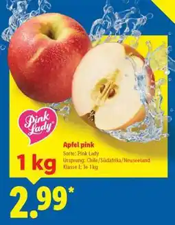 Lidl Apfel pink Angebot