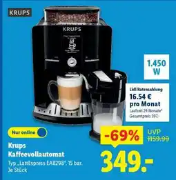 Lidl KRUPS Kaffeevollautomat Angebot