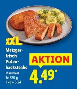 Lidl XXL Metzger-frisch Putenhacksteaks Angebot