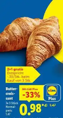 Lidl Buttercroissant Angebot