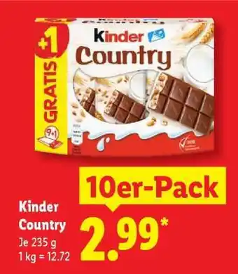 Lidl Kinder Country Angebot