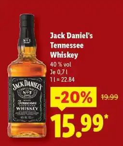 Lidl Jack Daniel’s Tennessee Whiskey Angebot