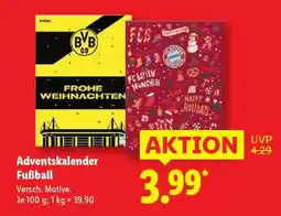 Lidl Adventskalender Fußball Angebot