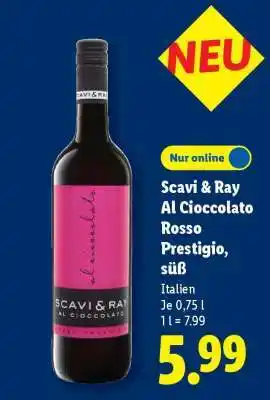 Lidl Scavi & Ray Al Cioccolato Rosso Prestigio, süß Angebot