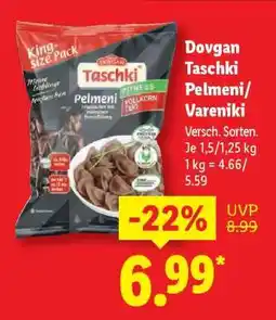 Lidl Dovgan Taschki Pelmeni/Vareniki Angebot
