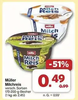 Famila Nord Ost Müller Milchreis Angebot