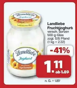 Famila Nord Ost LANDLIEBE Fruchtjoghurt Angebot