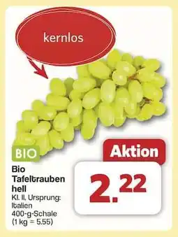 Famila Nord Ost Bio-Tafeltrauben hell Angebot