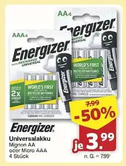 Famila Nord Ost Energizer Universalakku Angebot