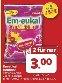 Famila Nord Ost EM-EUKAL Bonbons Angebot