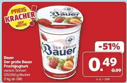 Famila Nord Ost BAUER Der Große Bauer Fruchtjoghurt Angebot