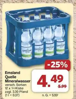 Famila Nord Ost Emsland Quelle Mineralwasser Angebot