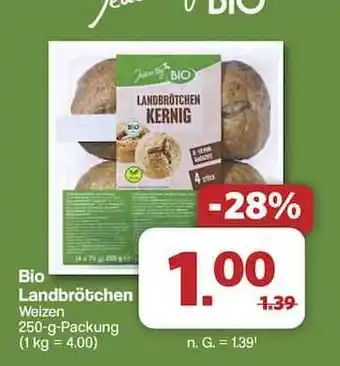 Famila Nord Ost Bio-Landbrötchen Angebot