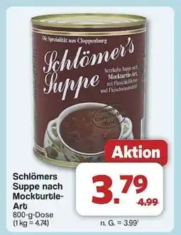 Famila Nord Ost Schlömer’s Suppe nach Mockturtle-Art Angebot
