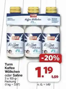 Famila Nord Ost Turm Kaffee Wölkchen oder Sahne Angebot
